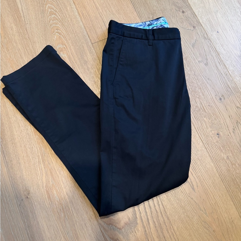 Men’s Tommy Bahama dress pants blk 34